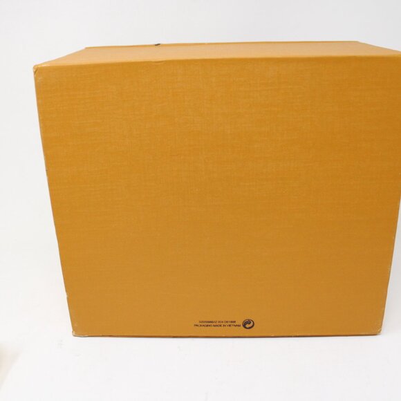 Empty Louis Vuitton Box, Dust Bag, Paperwork Orange 8x9x5 Giftbox Authentic - Picture 12 of 15